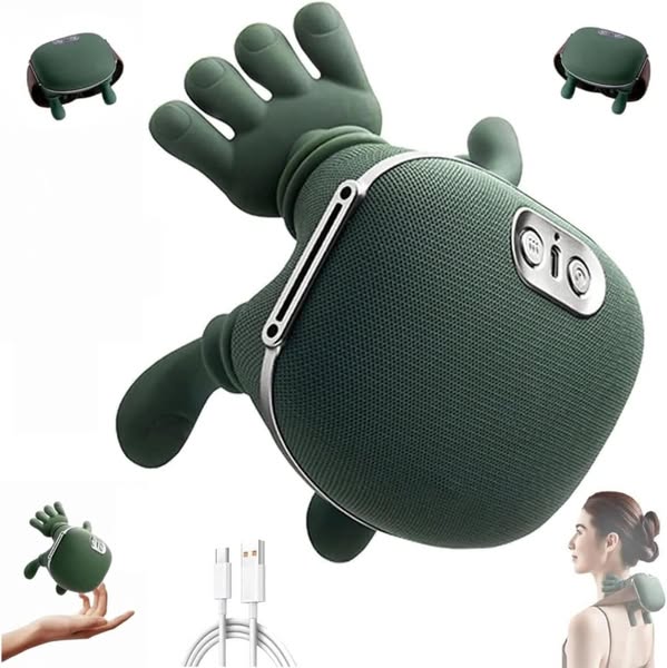 Portable Neck & Shoulder Massager with Heat Therapy - FOXES GROUP