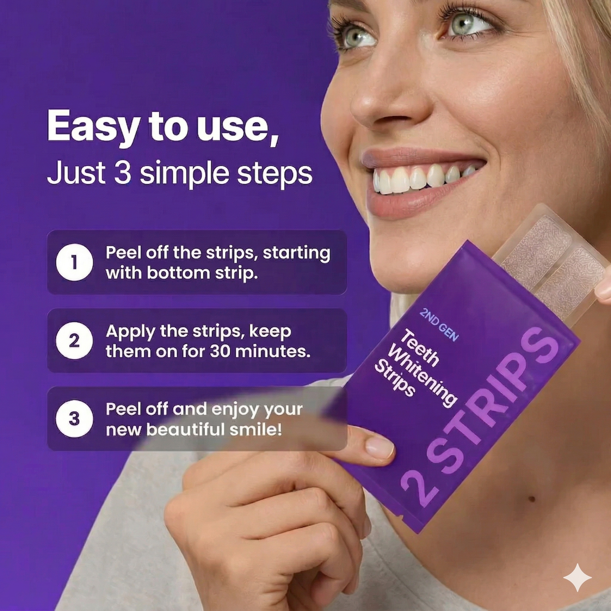 Foxes Purple Teeth Whitening Strips™
