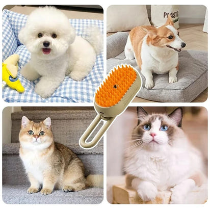 3-in-1 Steam Pet Grooming Brush™