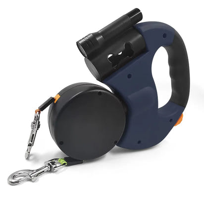 Reflective Tangle-Free Retractable Double Dog Leash™