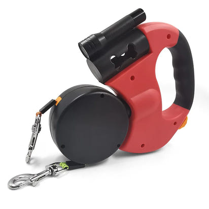 Reflective Tangle-Free Retractable Double Dog Leash™