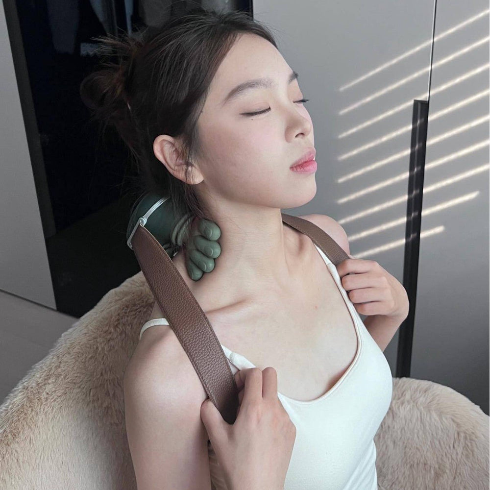 Portable Neck & Shoulder Massager with Heat Therapy - FOXES GROUP